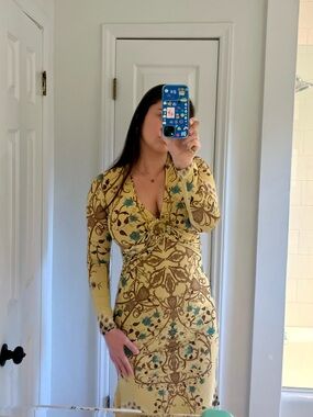 90s Roberto Cavalli Class Midi Dress
